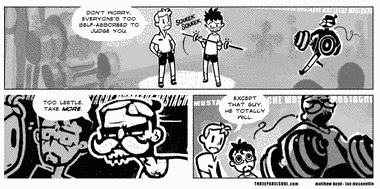Click for full size. On Gym Visits