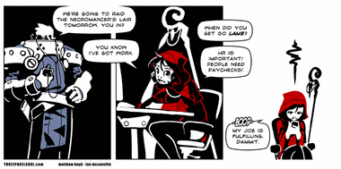 on paying the bills